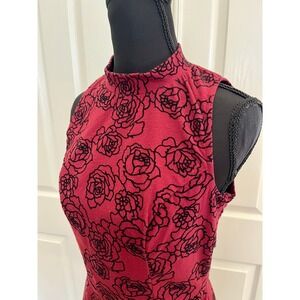 paper crane denim dress Paper Crane Denim/Embroidered Tie Strap and Belted Dress Size M